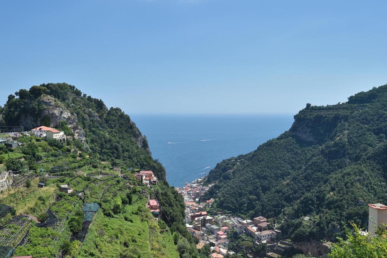 فيلا Amalfi Sea View سكالا المظهر الخارجي الصورة